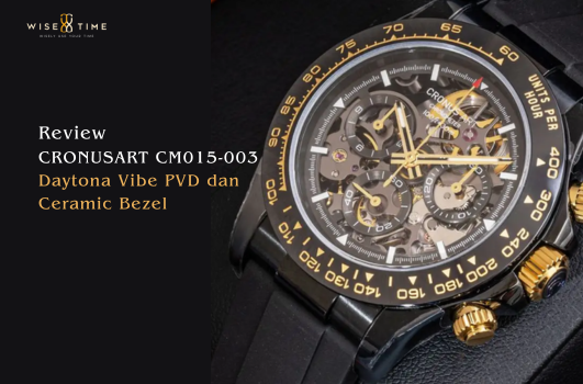 CRONUS ART CM015-003 - Daytona Vibes dalam Balutan PVD dan Ceramic Bezel