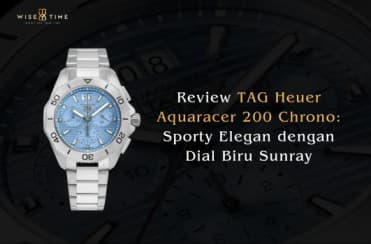 Review TAG Heuer Aquaracer 200 Chrono: Sporty Elegan dengan Dial Biru Sunray